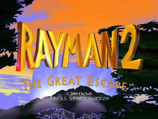 Rayman 2: The Great Escape Title Screen